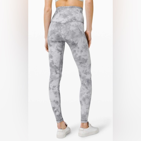 RARE Lululemon 28” HR Align Criss Cross Waist in Diamond Dye Stargaze Pitch Grey - Picture 3 of 9